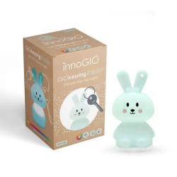 InnoGIO breloczek silikonowy świecący w 8 kolorach RABBIT GIO-152 mini lampka dla dziecka