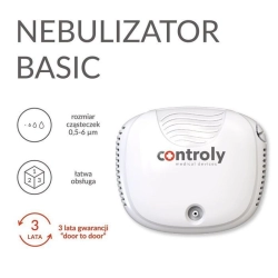 Nebulizator CONTROLY tłokowy BASIC zestaw do nebulizacji dla dzieci i dorosłych