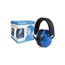 Słuchawki wyciszające dziecięce Haspro Niebieskie nauszniki ochronne dla dziecka