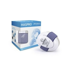 Słuchawki wyciszające dla niemowląt Haspro Niebieskie nauszniki ochronne dla dziecka 1-36 miesięcy