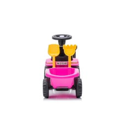 Traktor z przyczepą New Holland T7 Pink różowy pojazd jeździk dla dziecka TO-MA