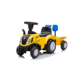 Traktor z przyczepą New Holland T7 Yellow żółty pojazd jeździk dla dziecka TO-MA