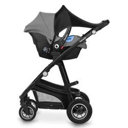 Daszek do wózka, fotelika Lionelo Stroller Sun Cover Black Carbon