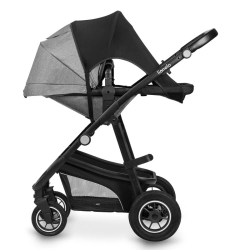 Daszek do wózka, fotelika Lionelo Stroller Sun Cover Black Carbon