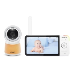 VTECH RM 5754 HD Wi-Fi cyfrowa niania elektroniczna z kamerą - video niania z lampką nocną, pozytywką i funkcją nagrywania