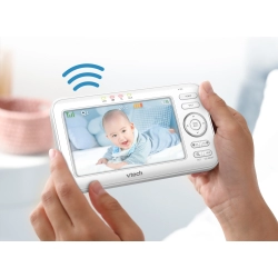 VTECH BM5463 cyfrowa niania elektroniczna z kamerą - video niania z lampką nocną i projektorem