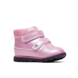 Buty dla dziewczynki trzewiki ocieplane zimowe Nelli Blu PINK obuwie dziecięce, buciki rozmiary 21, 22, 23