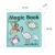 Książeczka edukacyjna magiczna do malowania wodą Akuku A0657 Magic Book