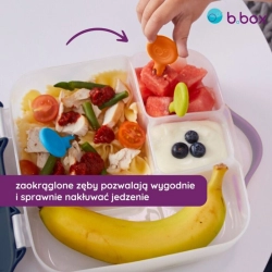 B.Box Mini widelczyki dla dziecka do przekąsek zestaw 3 sztuk widelczyków