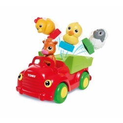 Wycieczka ze zwierzątkami TOMY 72354 Sort&Pop Farmyard Friends