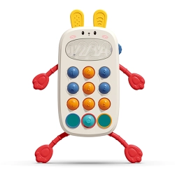 Gryzak sensoryczny telefon RABBIT Babyono 1580 zabawka sensoryczna