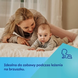 Pluszowa książeczka edukacyjna FOX sensoryczna z gryzakiem Canpol babies 75/202