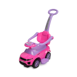 Jeździk SPORT CAR Pink różowy pojazd pchacz dla dziecka 12-36 miesięcy