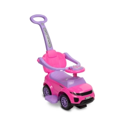 Jeździk SPORT CAR Pink różowy pojazd pchacz dla dziecka 12-36 miesięcy