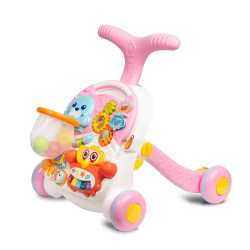 Pchacz-Stolik 2w1 SPARK Pink Toyz by Caretero stolik interaktywny z funkcją pchacza