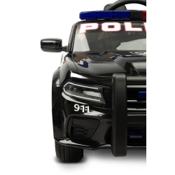 Dodge Charger Policja Black samochód pojazd na akumulator Toyz by Caretero