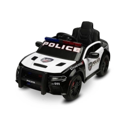 Dodge Charger Policja White samochód pojazd na akumulator Toyz by Caretero