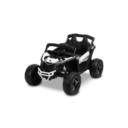 Pojazd akumulatorowy Can-Am BRP MAVERICK White samochód terenowy Buggy ATV 4 mocne silniki 4x 200 W 24V, oświetlenie LED, pilot