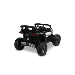 Pojazd akumulatorowy Can-Am BRP MAVERICK White samochód terenowy Buggy ATV 4 mocne silniki 4x 200 W 24V, oświetlenie LED, pilot