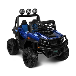 Pojazd akumulatorowy TIMUS Blue samochód terenowy Buggy Toyz by Caretero 4 mocne silniki 45 W, oświetlenie LED, pilot