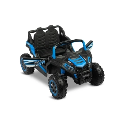 Pojazd akumulatorowy AXEL Blue samochód terenowy UTV Buggy Toyz by Caretero 4 x silnik 45 W, oświetlenie LED