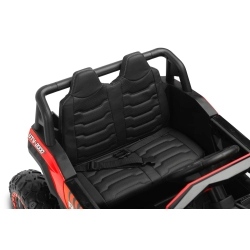 Pojazd akumulatorowy AXEL Red samochód terenowy UTV Buggy Toyz by Caretero 4 x silnik 45 W, oświetlenie LED