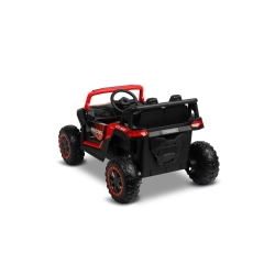 Pojazd akumulatorowy AXEL Red samochód terenowy UTV Buggy Toyz by Caretero 4 x silnik 45 W, oświetlenie LED