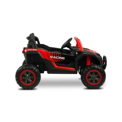 Pojazd akumulatorowy AXEL Red samochód terenowy UTV Buggy Toyz by Caretero 4 x silnik 45 W, oświetlenie LED