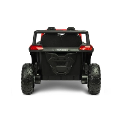 Pojazd akumulatorowy AXEL Red samochód terenowy UTV Buggy Toyz by Caretero 4 x silnik 45 W, oświetlenie LED