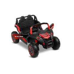 Pojazd akumulatorowy AXEL Red samochód terenowy UTV Buggy Toyz by Caretero 4 x silnik 45 W, oświetlenie LED