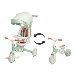 Rowerek dziecięcy 3-kołowy FARO Green rower dla dziecka Toyz by Caretero