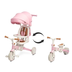 Rowerek dziecięcy 3-kołowy FARO Pink rower dla dziecka Toyz by Caretero