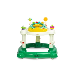 Chodzik dla dziecka HIPHOP Dark Green Toyz by Caretero posiada 3 funkcje: bujaka, skoczka i chodzika