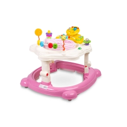 Chodzik dla dziecka HIPHOP Pink Toyz by Caretero posiada 3 funkcje: bujaka, skoczka i chodzika