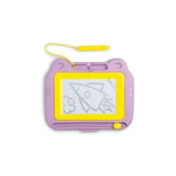 Zabawka edukacyjna pchacz dla dziecka ZOO Pink + znikopis