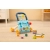 Zabawka edukacyjna pchacz dla dziecka ZOO Blue + znikopis