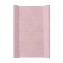 Ceba Baby przewijak usztywniony COMFORT Caro Pink 50x70 cm nakładka na łóżeczko do przewijania dziecka