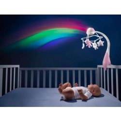 Karuzela na łóżeczko Chicco Rainbow Cot Mobile 3w1 Pink