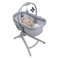 Chicco Baby Hug PRO Earl Grey 5w1 leżaczek, krzesełko, łóżeczko, łóżeczko przenośne, fotelik