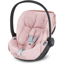 Cybex Cloud T i-Size Simply Flowers Pale Blush rozkładany fotelik samochodowy dla dziecka 45-87 cm