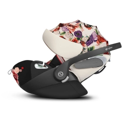 Cybex Cloud T i-Size Spring Blossom Light rozkładany fotelik samochodowy dla dziecka 45-87 cm