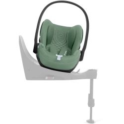 Cybex Cloud T PLUS i-Size Leaf Green rozkładany fotelik samochodowy dla dziecka 45-87 cm