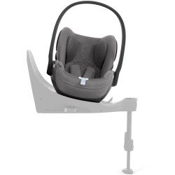 Cybex Cloud T PLUS i-Size Mirage Grey rozkładany fotelik samochodowy dla dziecka 45-87 cm