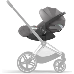 Cybex Cloud T PLUS i-Size Mirage Grey rozkładany fotelik samochodowy dla dziecka 45-87 cm