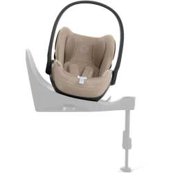 Cybex Cloud T PLUS i-Size Cozy Beige rozkładany fotelik samochodowy dla dziecka 45-87 cm