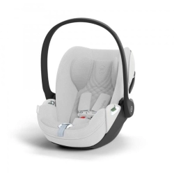 Cybex Cloud T PLUS i-Size Platinum White rozkładany fotelik samochodowy dla dziecka 45-87 cm