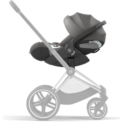 Cybex Cloud T i-Size Mirage Grey rozkładany fotelik samochodowy dla dziecka 45-87 cm