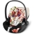 Cybex Cloud T i-Size Spring Blossom Light rozkładany fotelik samochodowy dla dziecka 45-87 cm