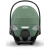 Cybex Cloud T PLUS i-Size Leaf Green rozkładany fotelik samochodowy dla dziecka 45-87 cm