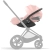 Cybex Cloud T PLUS i-Size Peach Pink rozkładany fotelik samochodowy dla dziecka 45-87 cm